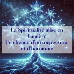 Un arbre lumineux, des racines jusqu'au sommet qui évoque la Spiritualité mise en Lumière.