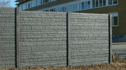 Betonzaun Motiv Fels - Brümmer Bad Oeynhausen