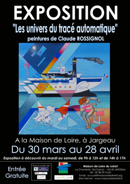 Claude Rossignol - Affiche Expo Jargeau 2018