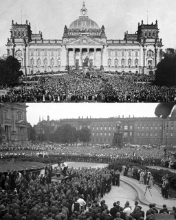 Bildarchiv Preußischer Kulturbesitz und Bundesarchiv - Proteste vor dem Reichstag & im Berliner Lustgarten