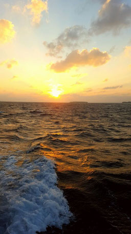 The Maldives is THE place for a romantic sunset. Dante Harker