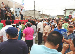 Mítin del Movimiento Político Unidad Primero, provincia de Manabí, Ecuador.