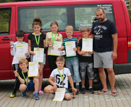 ein zufriedenes Team in Aue