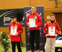 Da konnte Ricco über die Goldmedaille strahlen