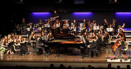 Das Orchester der Musikschule "Karol Szymanowski" aus Wroclaw (Breslau) in der Erkelenzer Stadthalle beim Konzert "Classic in Concert" beim letzten Austausch-Projekt vor zwei Jahren. FOTO: Laaser (Archiv)