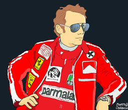 Andreas Niklaus Lauda by Muneta & Cerracín