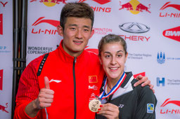 Carolina Marin nach ihrem ersten WM-Titel (Bild: Bernd Bauer)