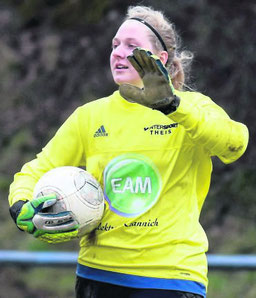 Zurück bei der Viktoria: Sophie Trost, die allerdings stürmen soll und nicht mehr ins Tor muss. Foto: Pressebilder Hahn