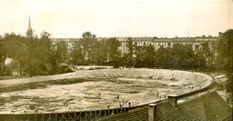 Radrennbahn Botanischer Garten Berlin, 1908 (im Bau)