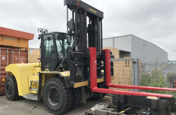 used big forklift Hyster H25XMS-9 port of Hamburg