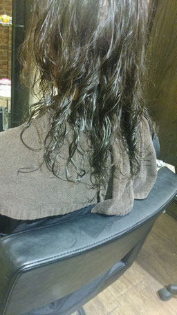 Digital perm in NYC mid town.