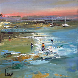 "Quand la mer monte" - 30x30 - vendue