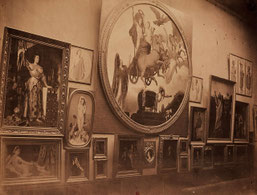 The Triumph of Ingres at the 1855 Paris World's Fair. Photograph by Disdéri