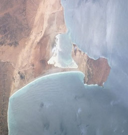 A Google Earth picture of Ras Hafun