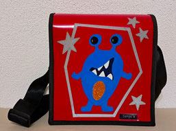 Kindergartentasche mit Monster-Motiv