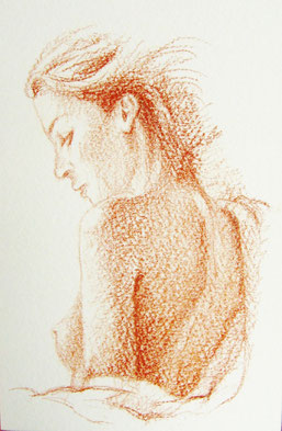 Sanguines peintre savoyard Jean-Jacques Simon