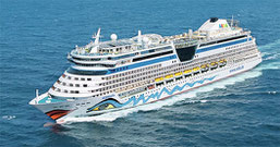 AIDAbella auf Kreuzfahrt in der Karibik