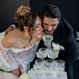 Cheers to the newly weds Niki B. Fotografie