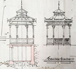 Villa Bärenstraße 4, Plauen, Gartenhaus, 1901