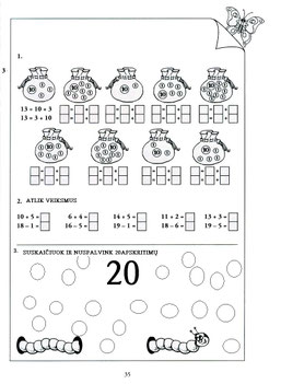 Užduotys matematinių vaizdinių suvokimui (1-20)