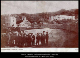 1902 Il Calvario e il Convento dei Cappuccini(foto Leoni)