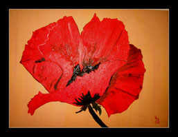 Mohn in Öl 50x70