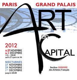 Claude Rossignol - Affiche Salon des Artistes Français 2012