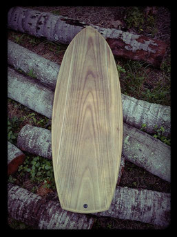 Paulownia wood surfboard Elleciel Custom Thailand