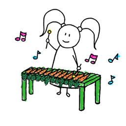 Beatrice Winkel - Trixilie's carrot-xylophone