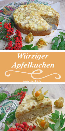 Einfacher und saftiger Apfelkuchen