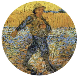 Vincent van Gogh - de zaaier