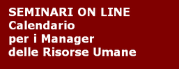 Seminari on line - Manager HR