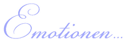 Schriftzug: Emotionen