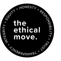 Logo der Initiative ‘the ethical move’, die für transparente und faire Kommunikation steht.