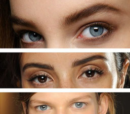 Natürliche Augenbrauen - Entfernung Permanent Make-up