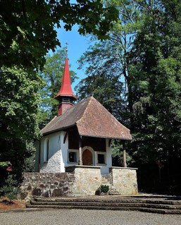 Die 1638 erbaute Tellskapelle in Küssnacht