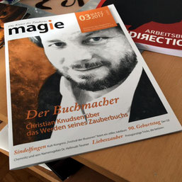 Coverboy der "magie" - Christian Knudsen, Zauberer in Hamburg