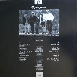 Cover-Rückseite des Albums "Happy Jacks - Happy Jacks" (GER 1993)