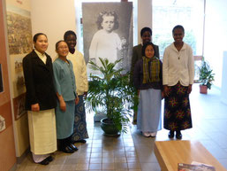Délégation des Travailleuses missionnaires venues pour l'anniversaire de la naissance de Sainte Thérèse