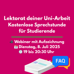 Webinarankündigung mit Titel und Datum