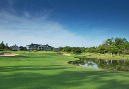 鳩山カントリークラブ (名物ホール) 18番 PAR5