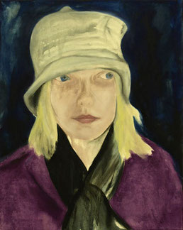 Luisa, Öl auf Baumwollgewebe, 50 x 60 cm, 2009