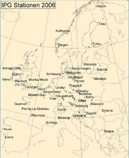 Wulfsdorf (IPG 22) wird 1970 eine von 68 Stationen im europaweiten Netz Phänologischer Gärten.