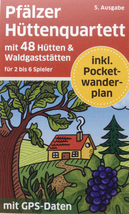 Pfälzer_Hüttenquartett_Kartenspiel 5. Ausgabe Wanderplan Pfalz