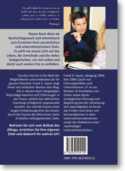 Handbuch für das Erreichen Ihrer persönlichen Ziele - Rückseite Klappentext