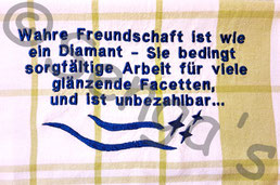 Stickerei Sprüche