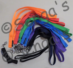 bunte Schlüsselbändel