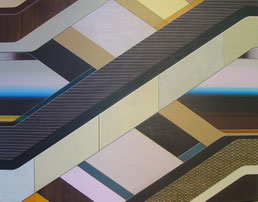 Aurelia Gratzer, SHAFT, ACRYL AUF MOLINO, 140 X 180 CM, 2010 