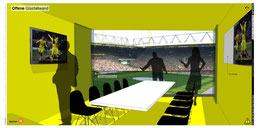 TV-Studio | Signal Iduna Park | Dortmund drahtler architekten dortmund planungsgruppe
