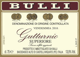 Gutturnio Superiore  Bulli etichetta 